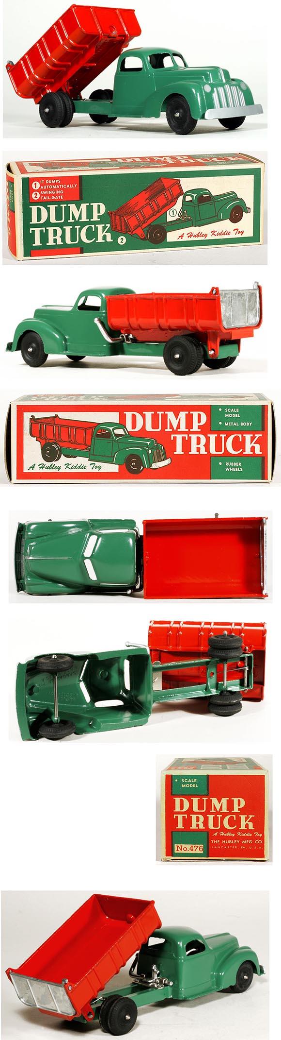 c.1948 Hubley, No.476 Kiddie Dump Truck in Original Box